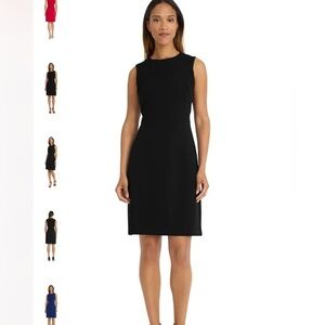 Maggy London Classic Black Midi Dress